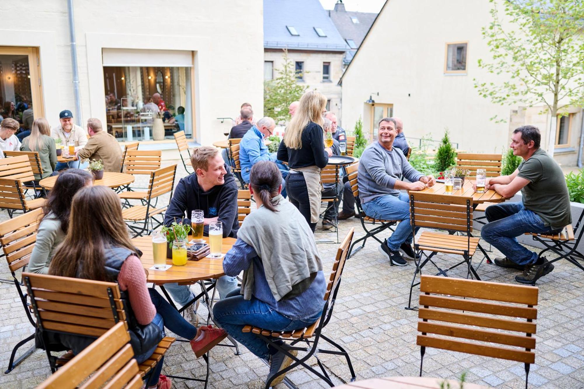 Schwarzes Kreuz Gasthaus Pension Teuschnitz Exteriér fotografie
